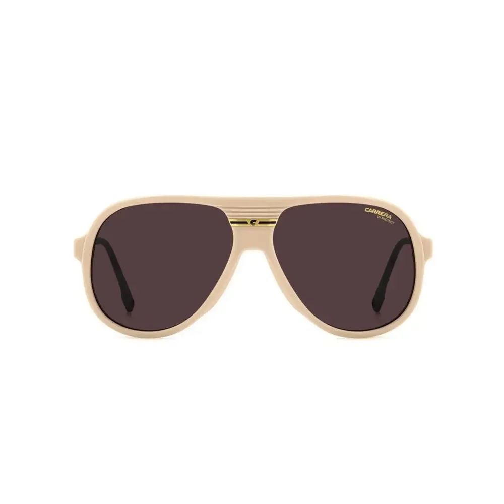 New Carrera C SPORT 07/S 10AK2 Unisex Cream Aviator Sunglasses Authentic